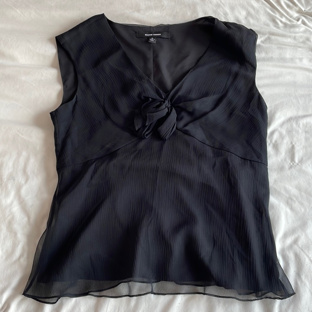 Black Shirt | Ellen Tracy